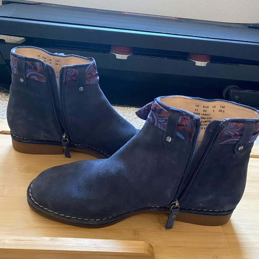 Hush Puppies purple ankle boots